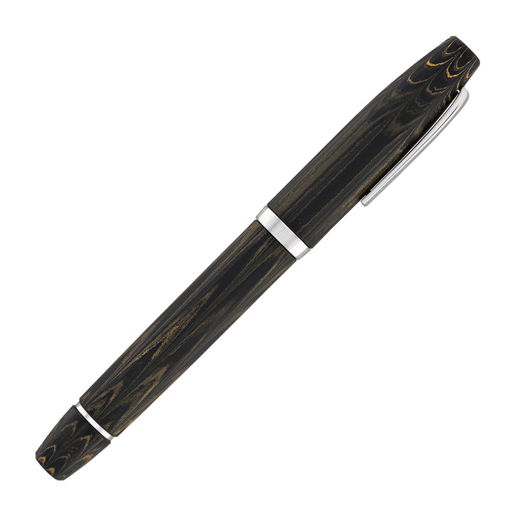 Scribo Flow Fountain Pen in Memoria with Platinum Trim