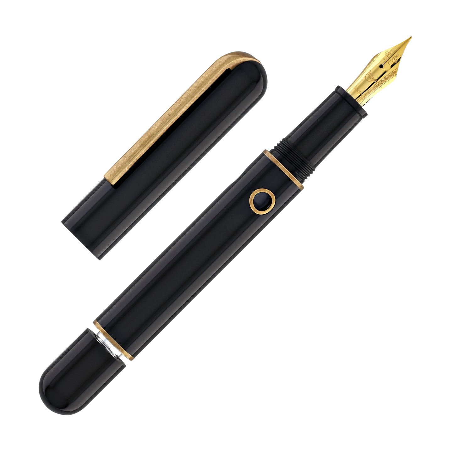 Narwhal Nautilus Fountain Pen in Bronze Corydoras