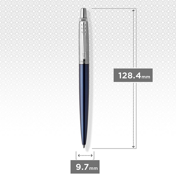 Parker Jotter Ballpoint Pen in Royal Blue Chrome Trim Ballpoint Pens