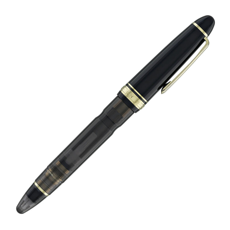 Sailor 1911 Realo Fountain Pen in Smoke Black - 18K with Gold Trim