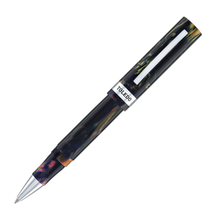 Conklin Toledo Rollerball Pen in Golden Evergreen Whisper with Chrome - Limited Edition