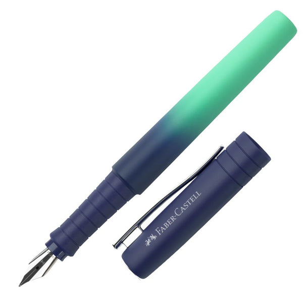 Faber-Castell Poly Flow Fountain Pen in Buzzing Blue