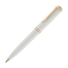 Pelikan Souveran 600 Ballpoint Pen in White & Rose Gold Trim