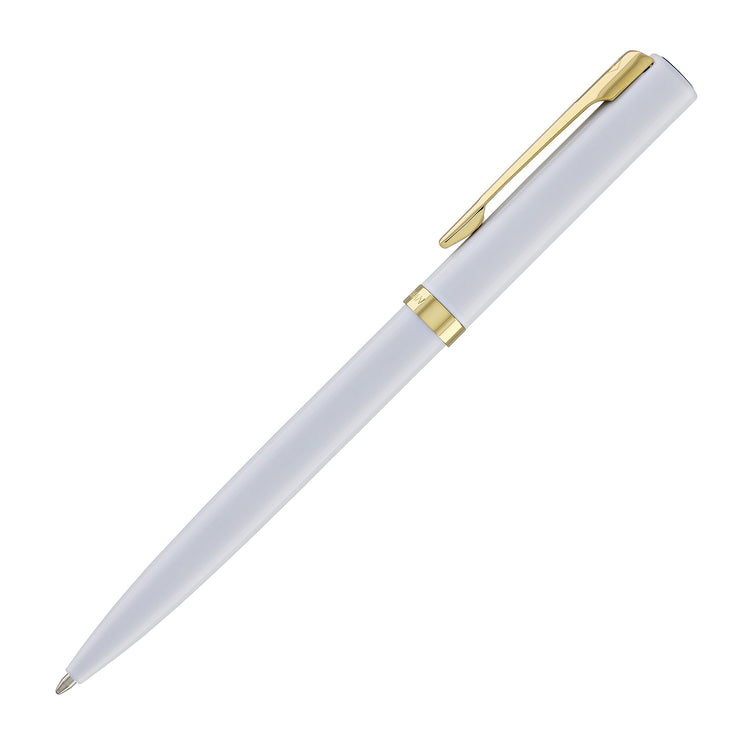 Waterman Impression Ballpoint Pen in White with Gold Coated