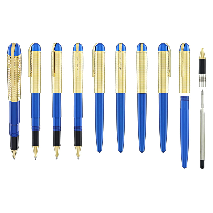 Wahl Eversharp Skyline Rollerball Pen in Blue Gold Trim