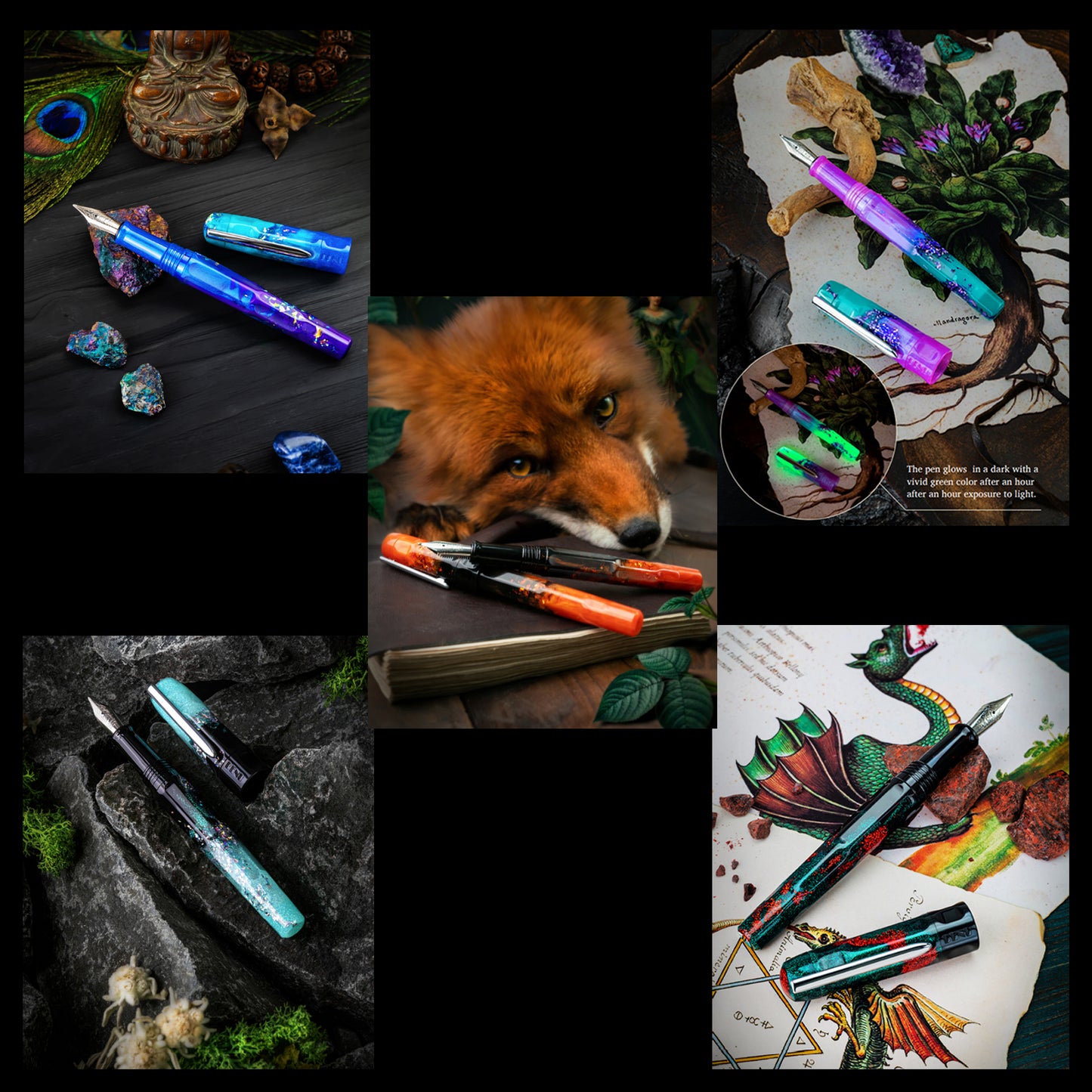 Benu Talisman Fountain Pen in Mandrake