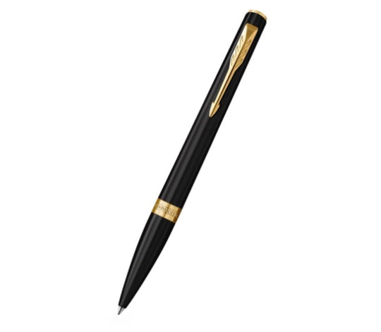 Parker Meridian Ballpoint Pen in Matte Black with Gold Trim