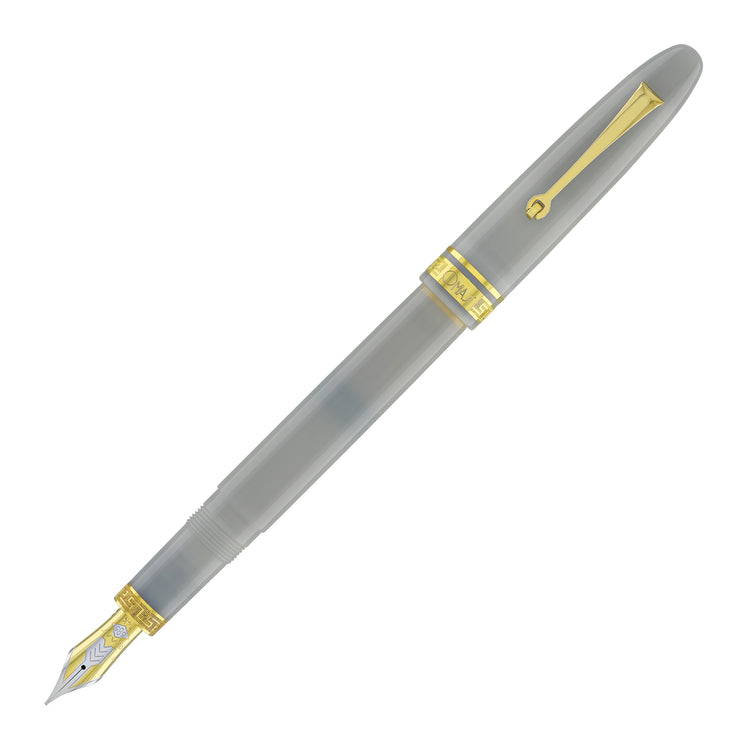 Omas Ogiva Fountain Pen in Grigio with Gold Trim - 14K Gold