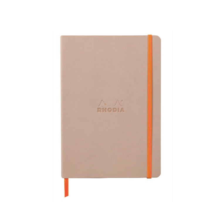 Rhodia Rhodiarama Softcover Notebook in Rose Smoke - A5