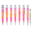 Retro 51 Tornado Cosmic Swirl Rollerball Pen in Pink & Orange