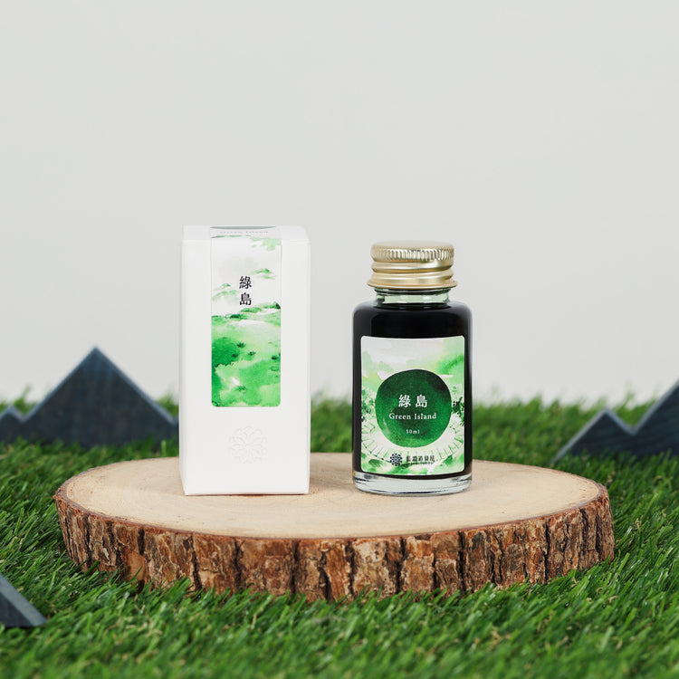 Lennon Tool Bar Autumn 2025 Fountain Pen Ink in Green Island - 30ml