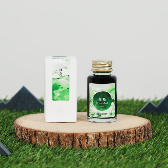 Lennon Tool Bar Autumn 2025 Fountain Pen Ink in Green Island - 30ml