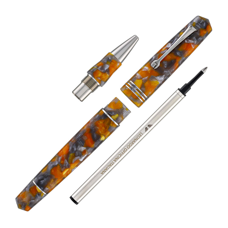 Leonardo Momento Zero Rollerball Pen in Lava e Cenere