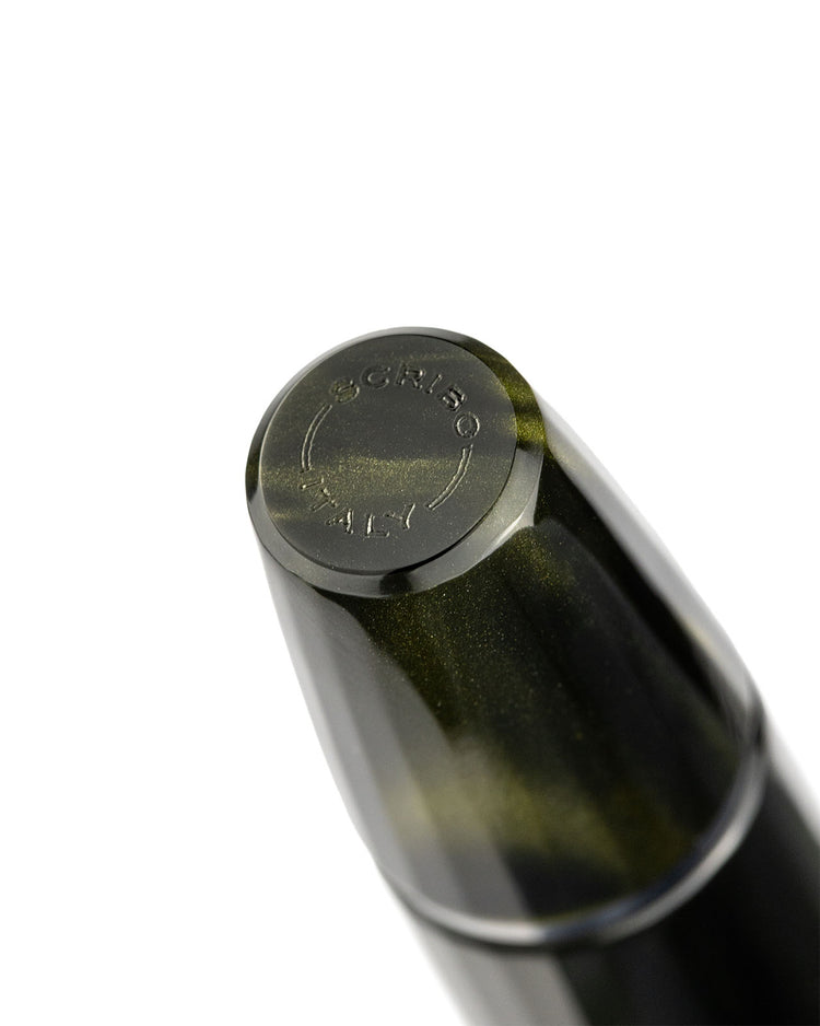 Scribo Flow Fountain Pen in Evoluzione with Ruthenium Trim