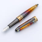 Diplomat Aero Fountain Pen in Rhomb Flame