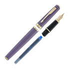 Parker Meridian Fountain Pen in Purple Lacquer with Pink Gold Trim