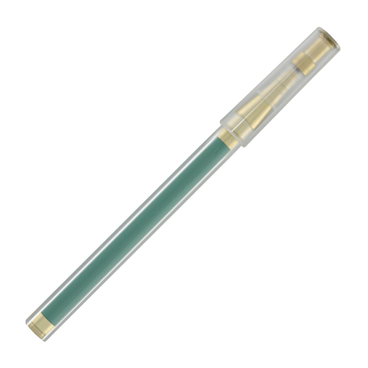 ystudio Glamour Evolve Elemental Rollerball Pen in Clear Green