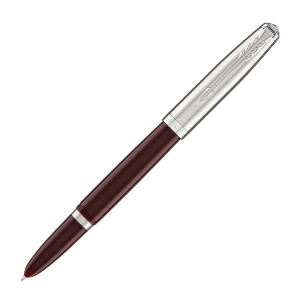 Parker 51 Fountain Pen in Burgundy with Chrome Trim