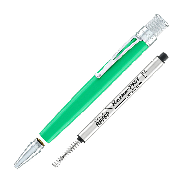 Retro 51 Tornado Colorwave Rollerball Pen in Go Green