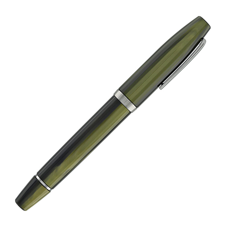 Scribo Flow Fountain Pen in Evoluzione with Ruthenium Trim