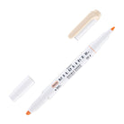 Zebra Mildliner Dual-Tip Highlighter in Cream