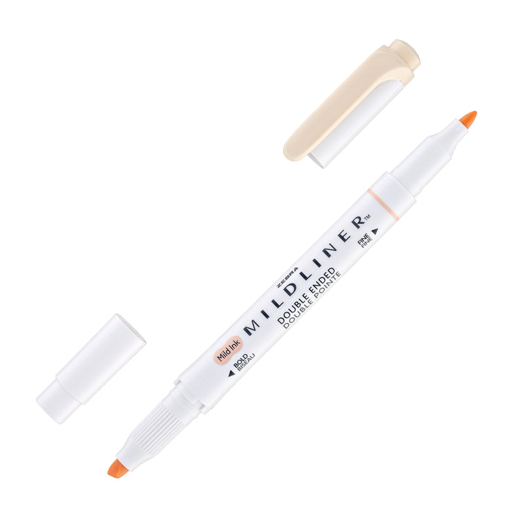 Zebra Mildliner Dual-Tip Highlighter in Cream