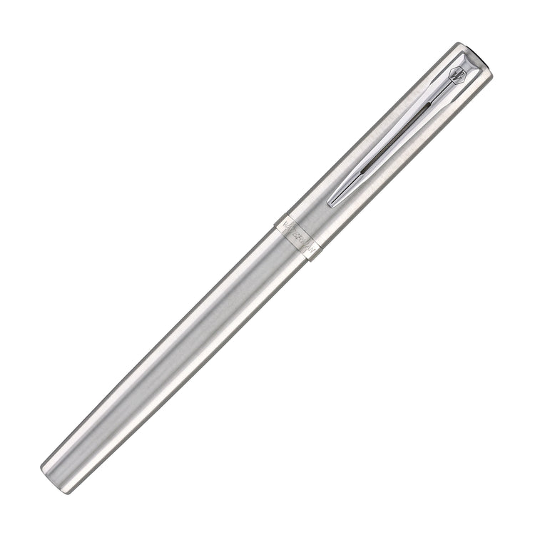 Waterman Impression Fountain Pen in Stainless Steel with Palladium Coated - Fine Point