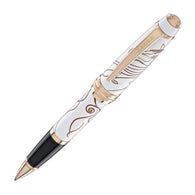 Cross Bailey Zodiac Year of the Horse Selectip Rollerball Pen in White Lacquer with Roee Gold Plated Appointments