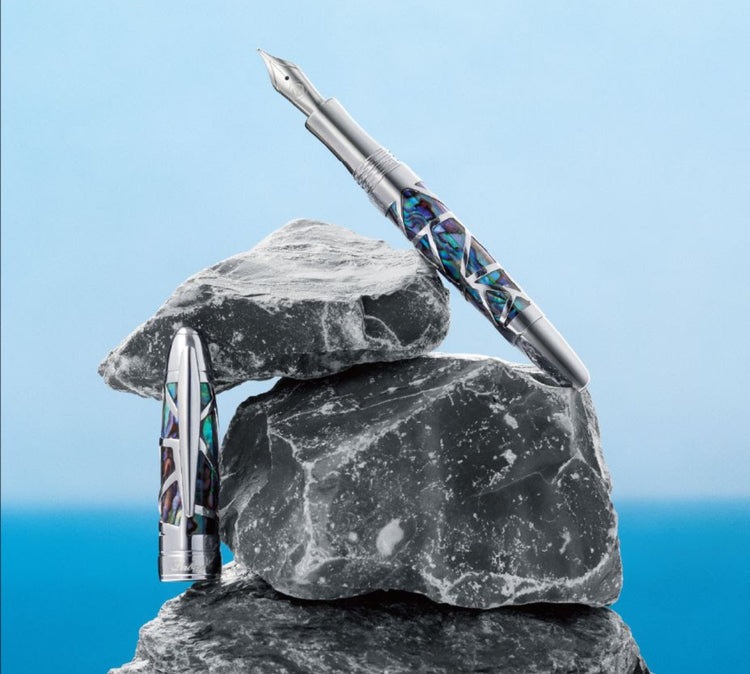 Laban Abalone Skeleton Fountain Pen in Oceana