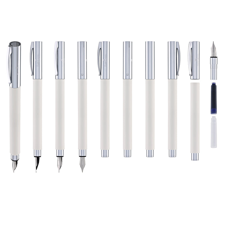 Faber-Castell Ambition Fountain Pen in Cinematic White