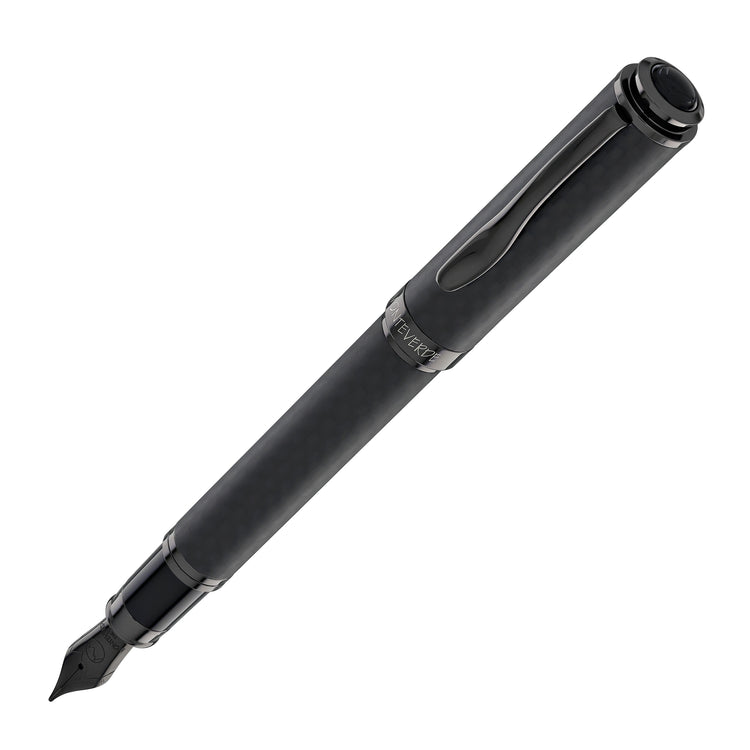 Monteverde Innova Fountain Pen in Matte Carbon with Gunmetal Trim