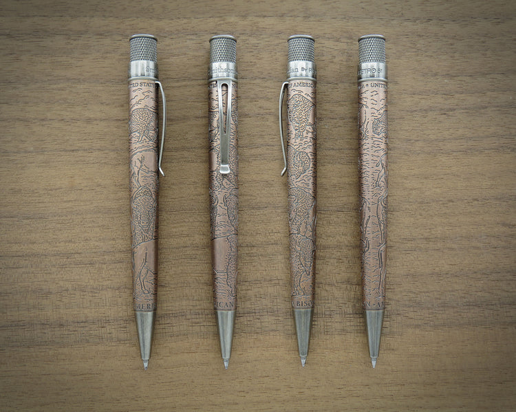 Retro 51 Tornado Smithsonian Rollerball Pen in Bison: Standing Strong