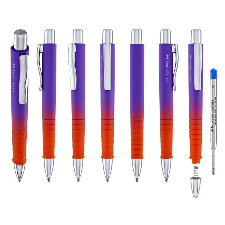 Faber-Castell Poly Flow Ballpoint Pen in Punchy Melon