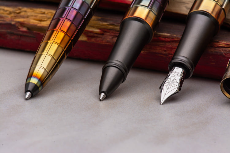 Diplomat Aero Ballpoint Pen in Rhomb Flame