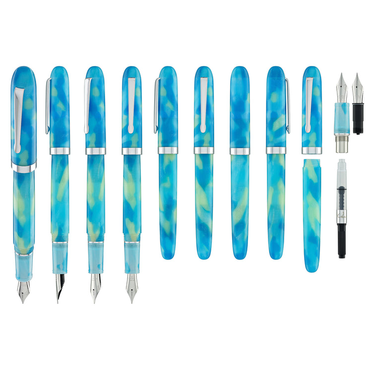 Wearingeul Preface Fountain Pen in Robinson Crusoe with Silver Trim
