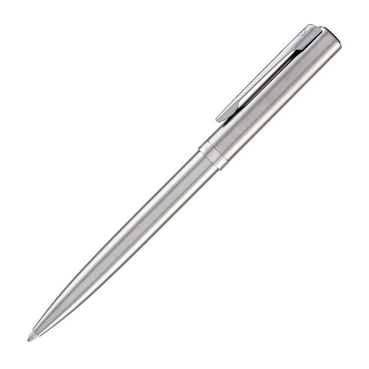 Waterman Impression Ballpoint Pen in Stainless Steel with Palladium Coated