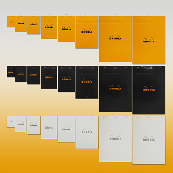 Rhodia No. 11 Staplebound 3 x 4 Notepad in Ice Notebooks Journals