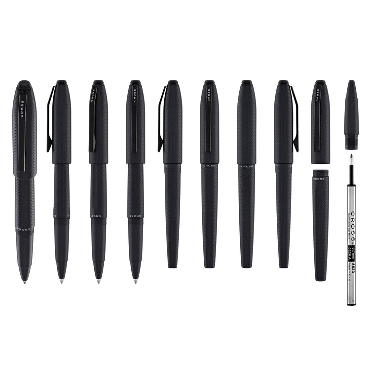 Cross Prism Rollerball Pen in Obsidian Black Resin