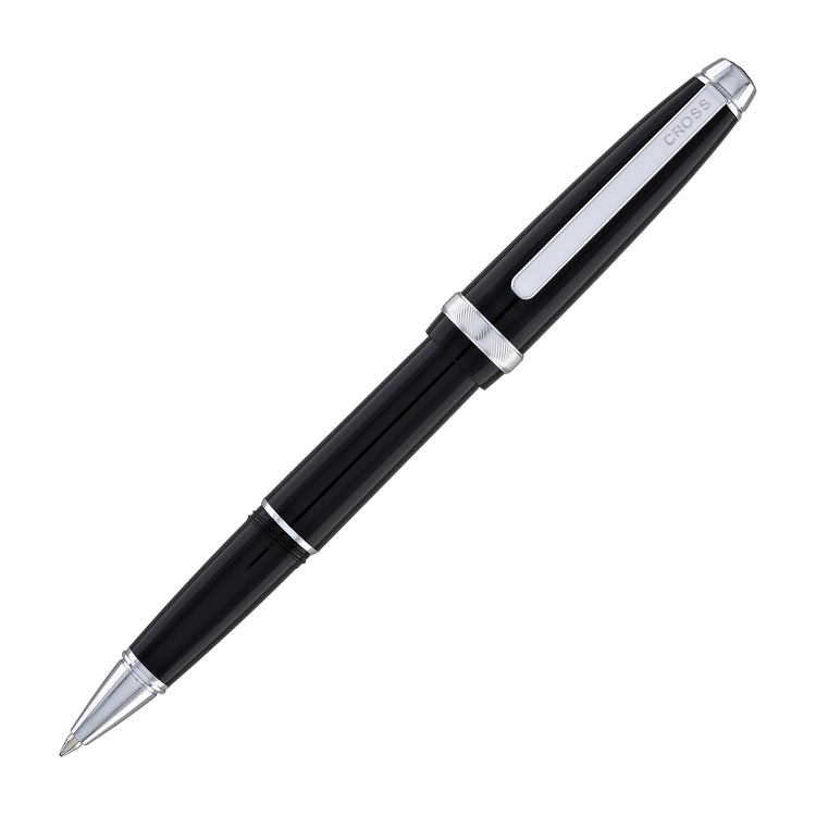 Cross Lume Ballpoint Pen in Obsidian Black with Polished Chrome Appointments