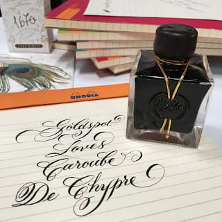 All Aboard The J. Herbin Ink Hype Train! Caroube de Chypre Sneak Peek