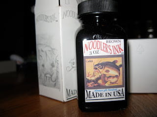 Review : Noodlers Standard Brown Fountain Pen Ink