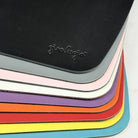 Girologio Repurposed Leather Travel Mat in White