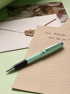 Cross Lume Ballpoint Pen in Seafoam with Polished Chrome Appointments