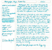 Montegrappa Miya Midnight Blue Fountain Pen Review