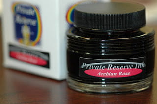 Review : Private Reserve Arabian Rose Fountain Pen Ink