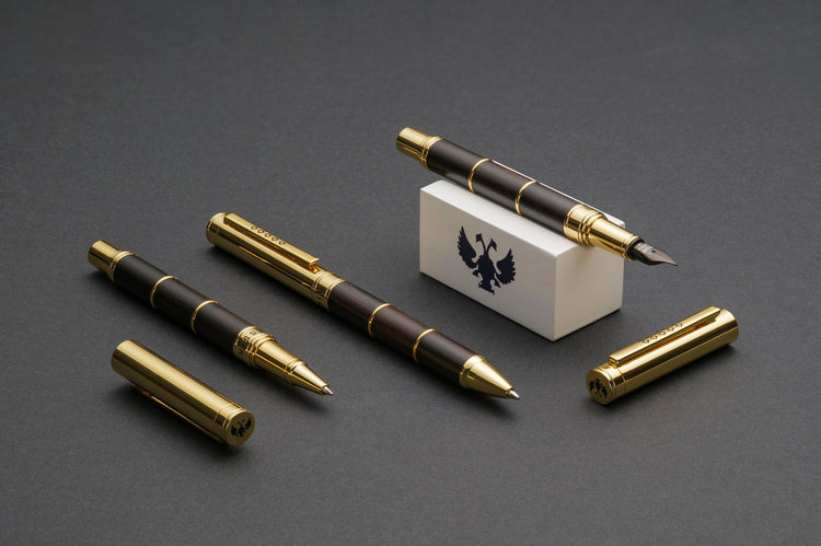 Tom Hessin Revolution Fountain Pen in Palace Gates
