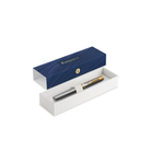 Waterman Impression Fountain Pen in Stainless Steel with Gold Coated - Fine Point