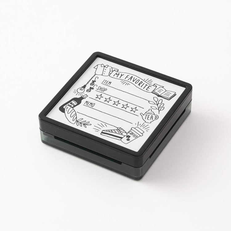 Midori Paintable Stamp Pre-Inked in My Favorite
