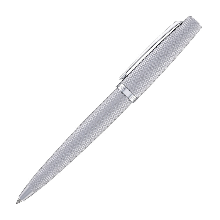 Diplomat Viper Ballpoint Pen in Silver Guilloche
