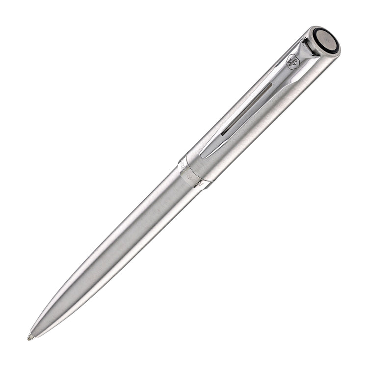 Waterman Impression Ballpoint Pen in Stainless Steel with Palladium Coated